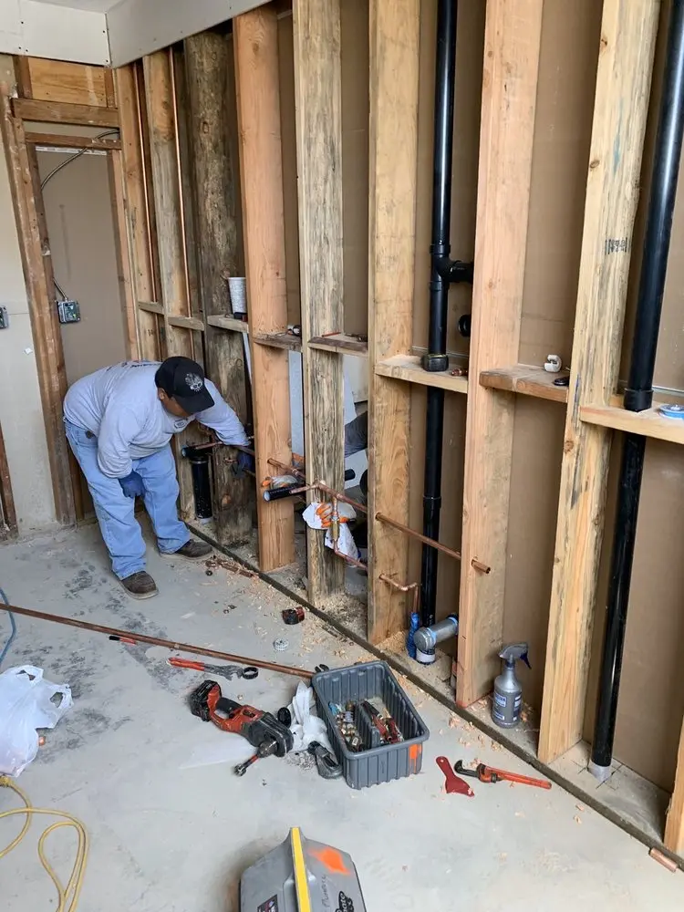 Commercial rough-in plumbing for Commercial Plumbing in Winooski
